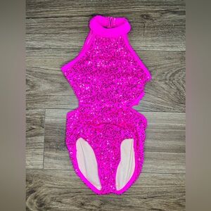 Sparkly pink Balera leotard